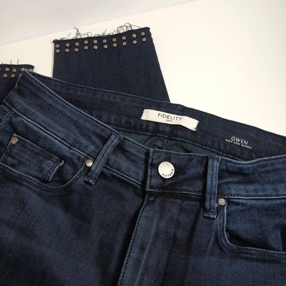 Fidelity Denim Gwen High Rise Skinny Jeans - Picture 6 of 11